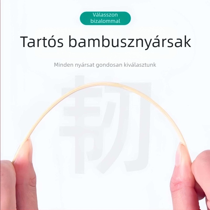 Kiváló minőségű bambusz egyszer használatos nyárs grillsütéshez, otthoni és kereskedelmi felhasználásra, ideális sült nyársakhoz