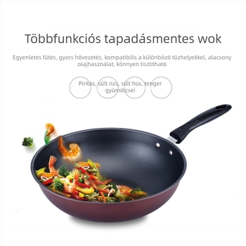 3-darabos rozsdamentes acélból készült wokkészlet: wok 32 cm, serpenyő 24 cm, fazék 24 cm üvegfedőkkel