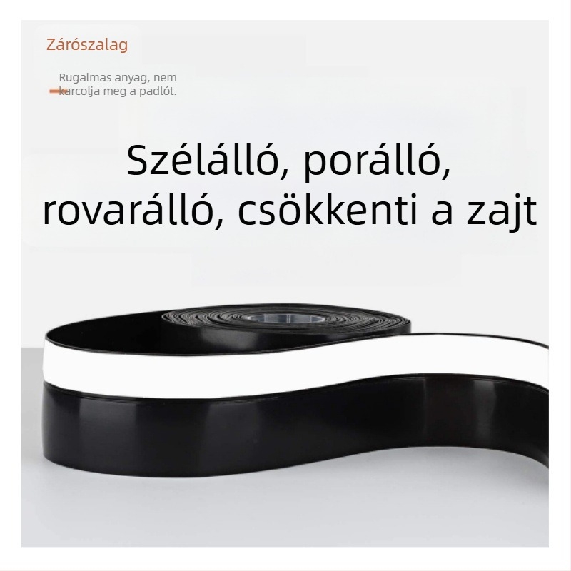 TPE ajtóhézag-tömítő szalag, ajtó alatti üveg tömítőszalag, ablakokra szilikon tömítőszalag