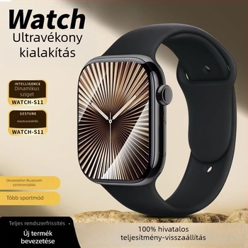 Ultra vékony okosóra S11 NFC-vel, duális fizetés, utazási kártya, térkép navigáció, Bluetooth-hívások és üzenet-szinkronizáció