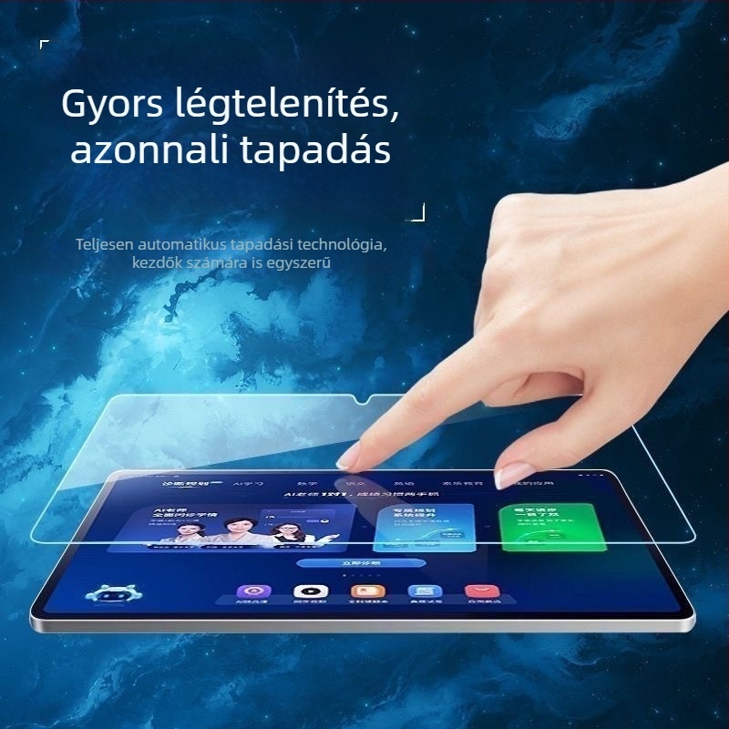 OALeh 10,1 hüvelykes edzett üveg kijelzővédő tabletekhez — HD, karcolásálló, robbanásbiztos, elektroplatolt felület