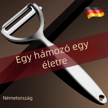 Többfunkciós háztartási hámozó rozsdamentes acélból – krumpli, alma és gyümölcs