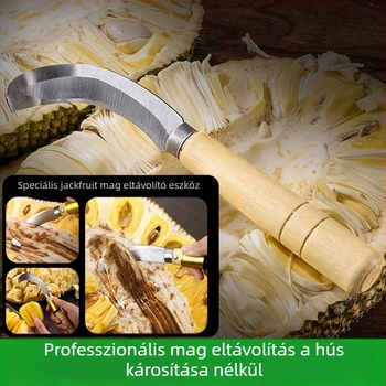 Rozsdamentes acél jackfruit magkivágó és kettős funkciójú kés