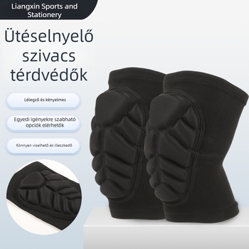 Vastagított habszivacs térdvédők teknőshéj mintával kerékpározáshoz, tánchoz és görkorizáshoz, nyáron légáteresztők