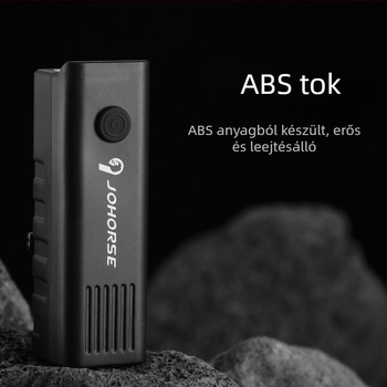 Kerékpár előre lámpa éjszakai kerékpározáshoz – ABS, vízálló, USB-C újratölthető
