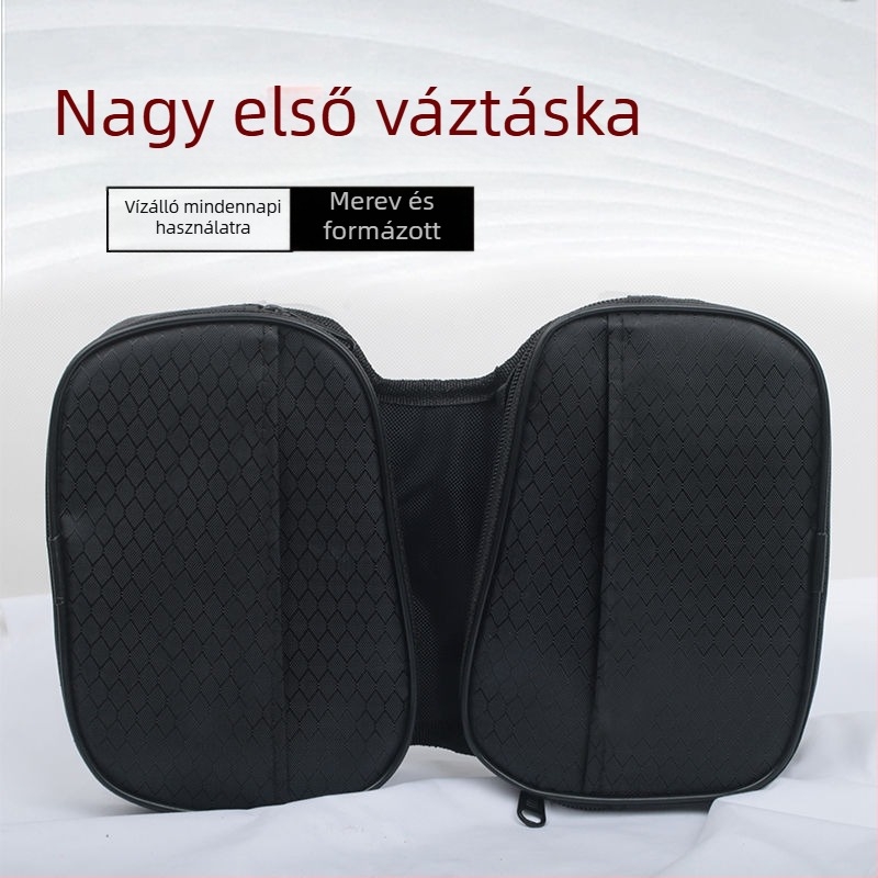 MTB váztáska, felsőcső rekesz és nyereg rekesz, telefontartó zseb