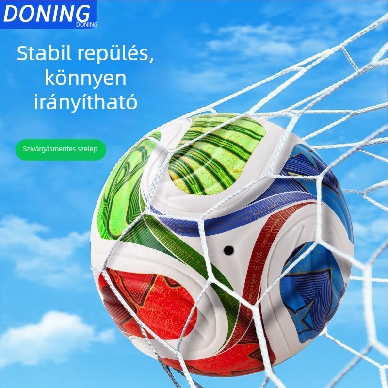 Dong Yi PU varrat nélküli futball-labda, hőösszeolvasztott kötésű, méret 5, edzésekhez