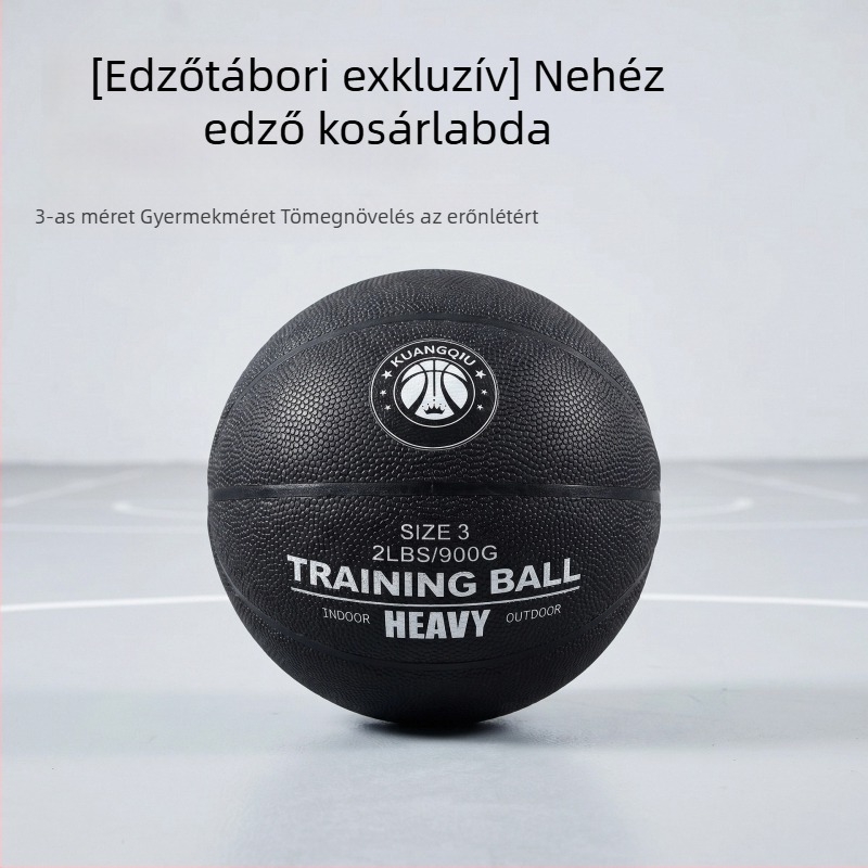 Gyerekeknek kosárlabda, méret 3 – PU, 900 g, nedvszívó edzőlabda