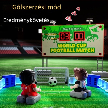 Gyermekeknek készült asztali foci játék két játékos részére — szülő-gyerek interaktív társasjáték és puzzle