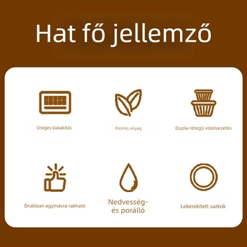 Rizshéjból készült teáskészlet, teafőasztal és teás tál, luxus és modern dizájn, otthoni használatra kis méretű teasztal