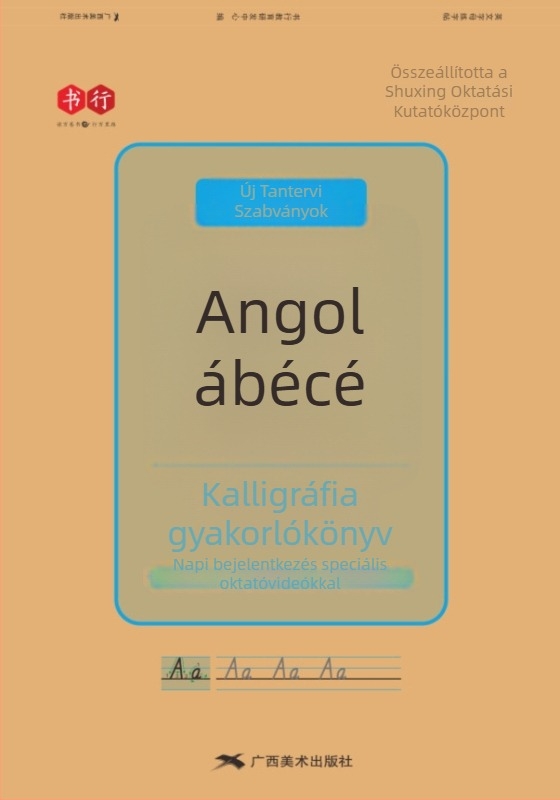 Hengshui stílusú 26 angol betű írásgyakorló füzet