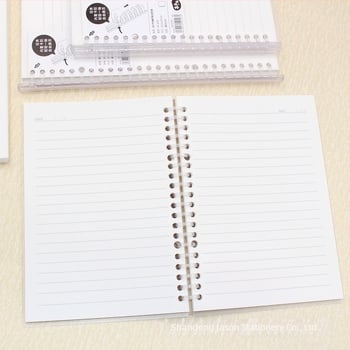 Be free PP lever-clip notesz, A5/B5, vízálló, 80 oldal, vízszintes vonalak