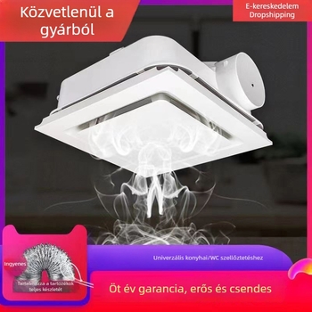 Northern Fir DDPQS01070 Mennyezeti kivezető ventilátor fürdőszobához és konyhához, halk és erős