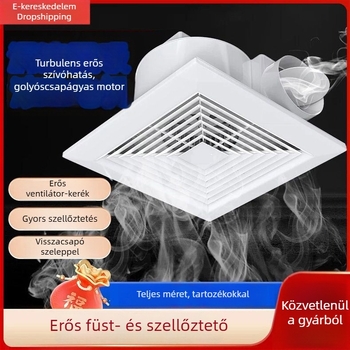 Northern Fir DDPQS01070 Mennyezeti kivezető ventilátor fürdőszobához és konyhához, halk és erős