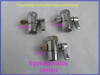 Egyszeri vágású szelep víztisztítóhoz, asztali vízellátó elosztó, átkapcsoló csap