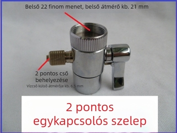Egyszeri vágású szelep víztisztítóhoz, asztali vízellátó elosztó, átkapcsoló csap