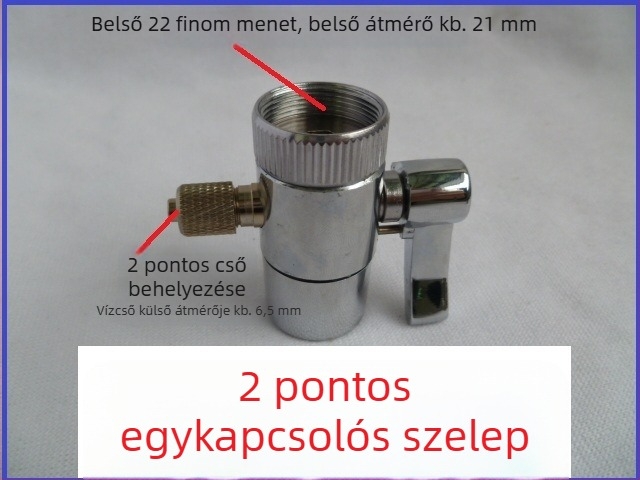 Egyszeri vágású szelep víztisztítóhoz, asztali vízellátó elosztó, átkapcsoló csap
