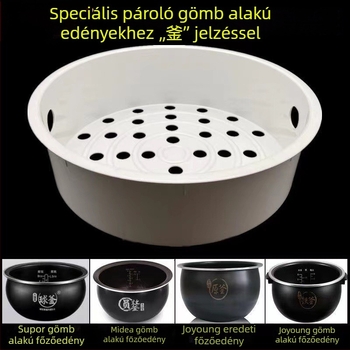 Ball Pot rizsfőző belső bevonat, univerzális gőzölő kosár, PP élelmiszer-minőségű gőzölő rács és emelő rács