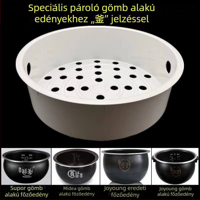 Ball Pot rizsfőző belső bevonat, univerzális gőzölő kosár, PP élelmiszer-minőségű gőzölő rács és emelő rács
