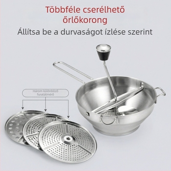 Rantu rozsdamentes acél kézi zöldségpürésítő és keverő
