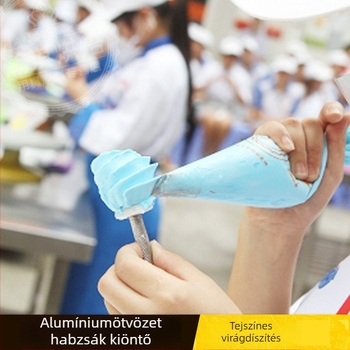 Alumínium ötvözetű díszítő eszköz tortákhoz, rózsa díszítő szár és tartó