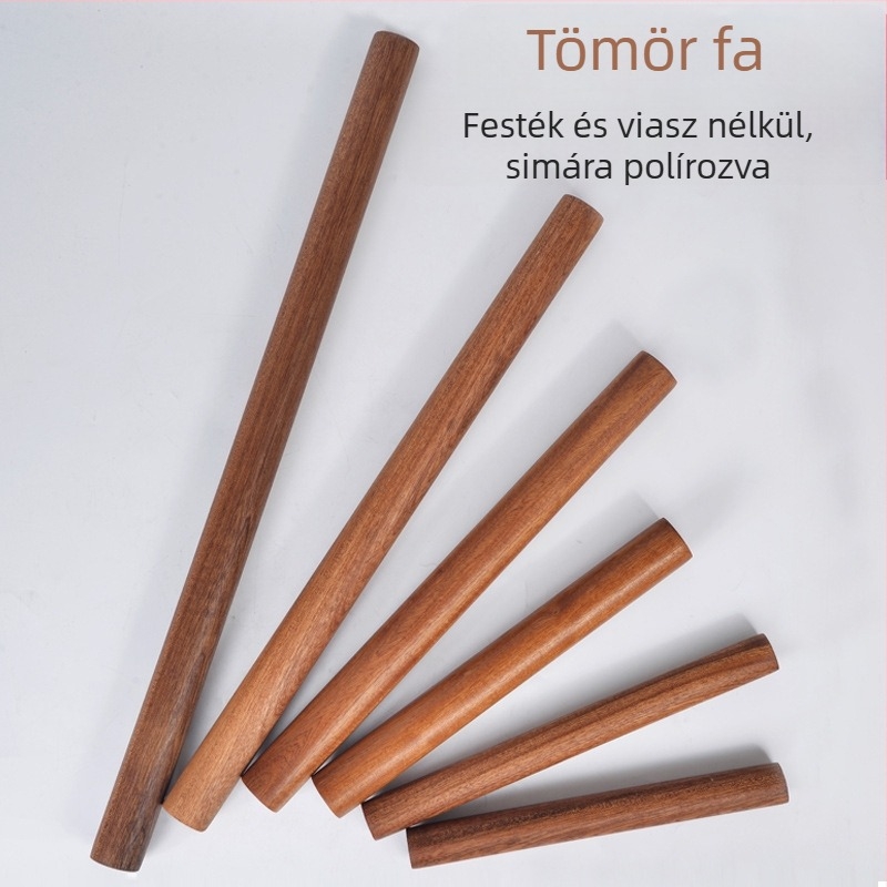 Fekete szantálfa nyújtófa, tömörfa, konyhai sütőeszköz