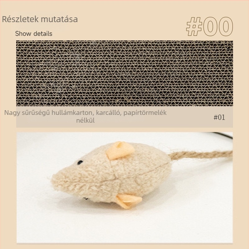 Notesz alakú macska karmoló deszka, karmolásálló hullámkartonból, nem hullik a szál, macskajáték és macskatartási kiegészítők