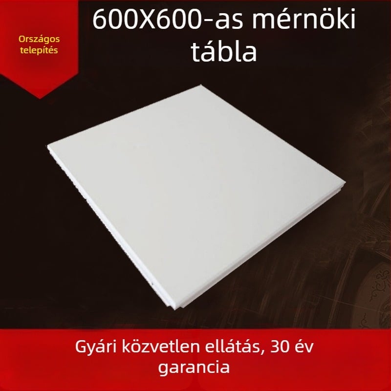 600x600 alumínium mennyezeti panel integrált mennyezet irodához