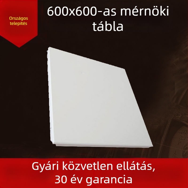 600x600 alumínium mennyezeti panel integrált mennyezet irodához