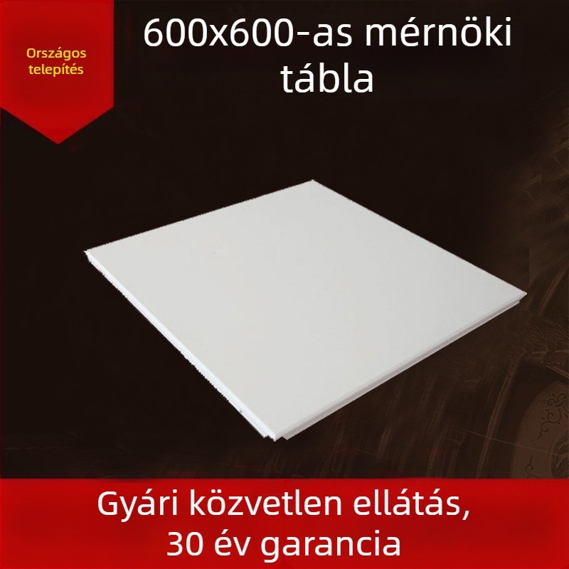 600x600 alumínium mennyezeti panel integrált mennyezet irodához