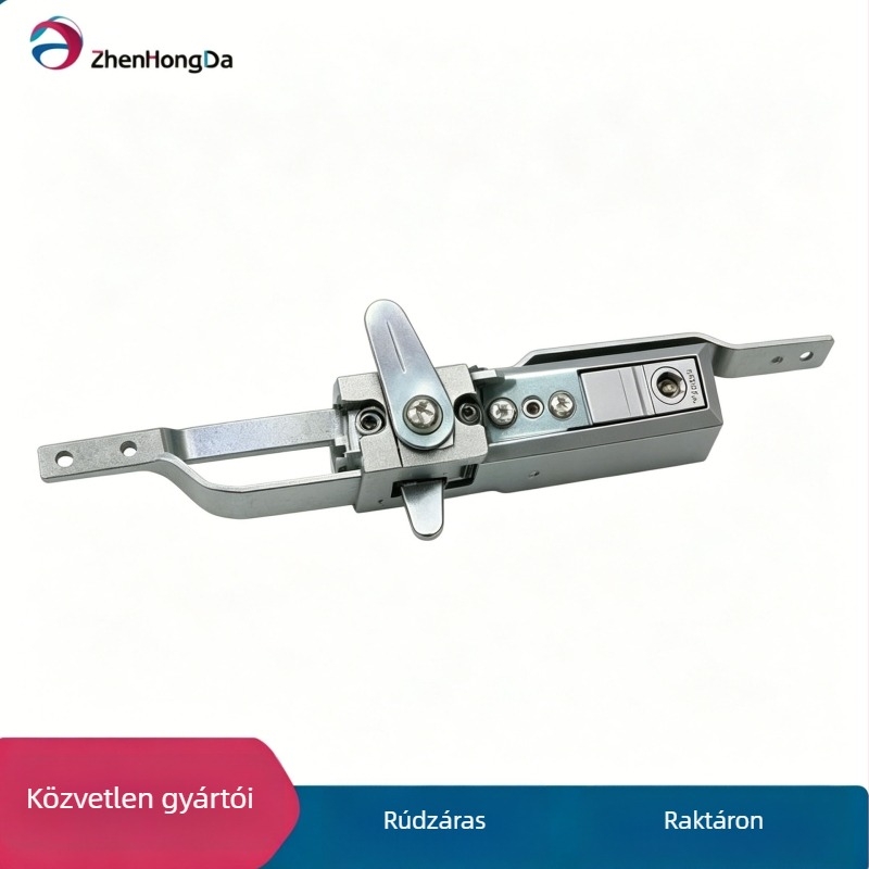 Cinköntvény elosztószekrény ajtózára, mechanikus felnyíló zár