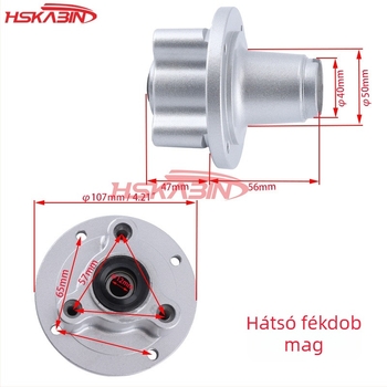 Monkey hátsó kerék agy mag motorkerékpárhoz – hátsó fékdisc és dob mag