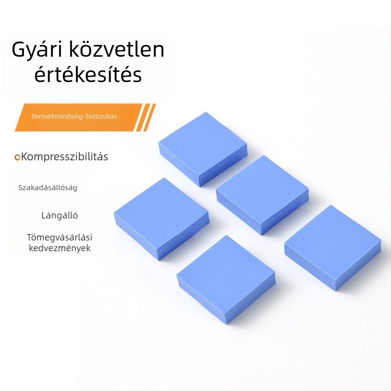 Elektronikai hővezető szilikon pad – magas hővezetés, hűtés IC-k és robotchip-ek számára