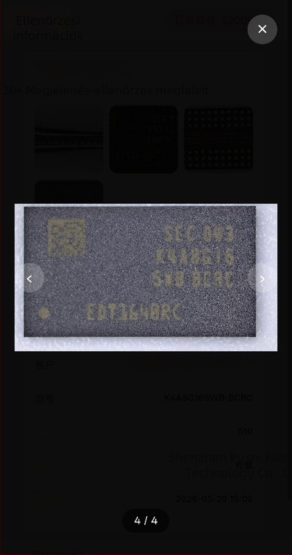 K4B1G1646G K4B1G1646G-BCH9 BGA IC chip