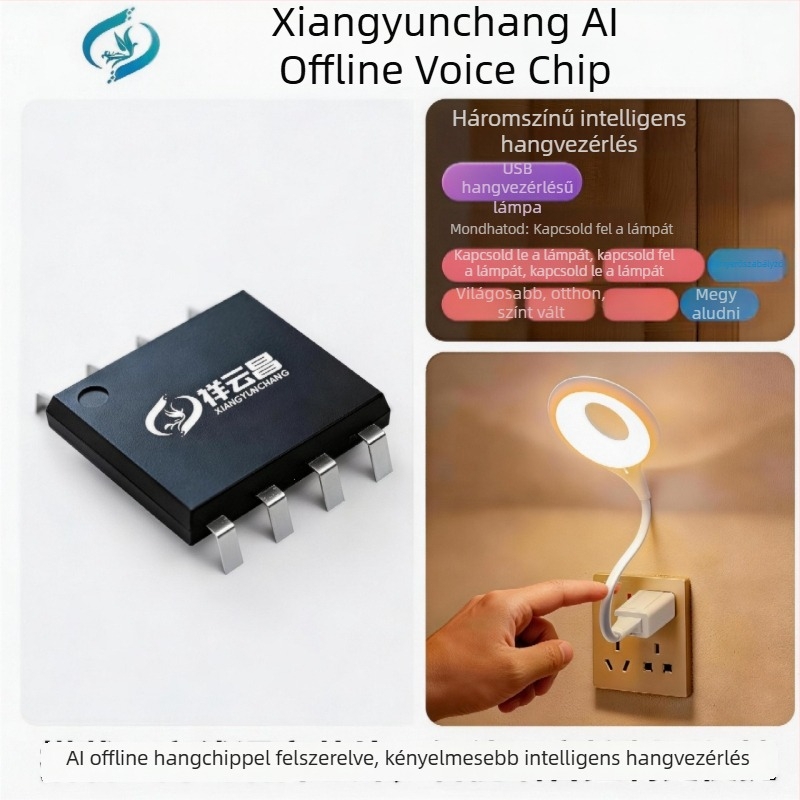 Xiangyunchang hangfelismerő IC intelligens zárhoz – soros kommunikációs protokoll és hangvezérlő kapcsoló