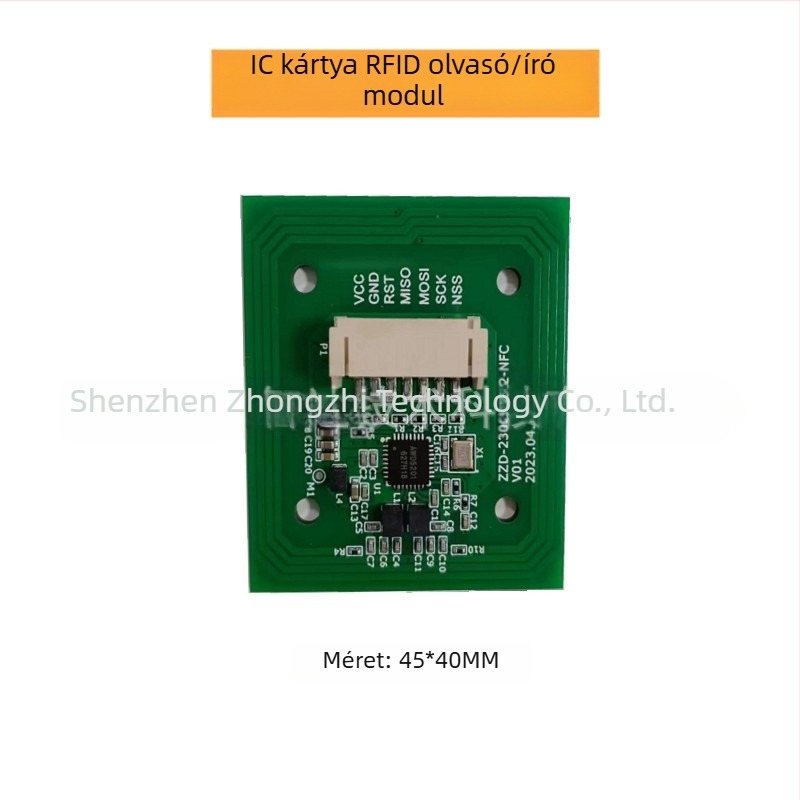 IC kártya RFID olvasó/író modul, S50 kártyaolvasó, NFC kártyaolvasó modul, elektromos jármű töltőoszlop, mosogatógép, víztisztító készülék