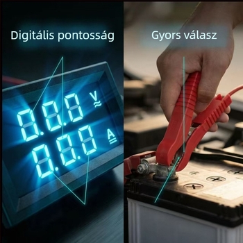 Gépjármű elektromos szivárgás-diagnosztikai eszköz és akkumulátor hibadetektor