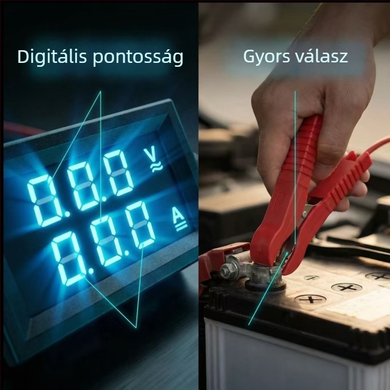 Gépjármű elektromos szivárgás-diagnosztikai eszköz és akkumulátor hibadetektor
