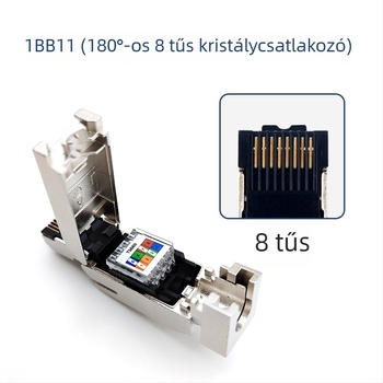 Siemens RJ45 árnyékolt ipari Ethernet csatlakozó, 8-tűs, 6GK1901-1BB11