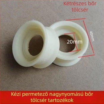 Kézi hátizsákos permetező bőrből készült tálcával, kétoldalú magasnyomású kivitel, retró növényvédő permetező