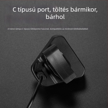 Töltésre alkalmas hátsó kerékpárlámpa hegymászó és városi kerékpárokhoz; éjszakai tekeréshez elektromos kerékpárokhoz — kerékpáros kiegészítők