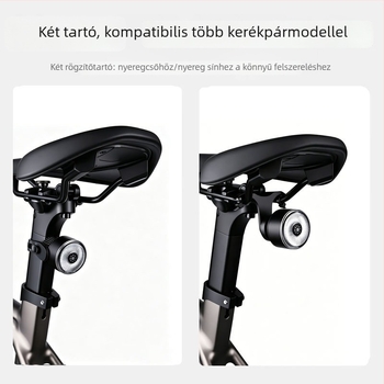Alumínium ötvözetű kerékpárlámpa, intelligens féklámpa érzékelővel, kerékpáros hátsó világítás, alumínium kettős tartó