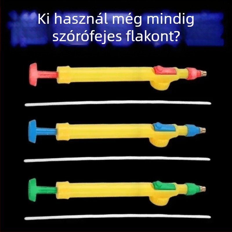 Kézi toló–húzó permetező növények öntözésére, szórónyéllel