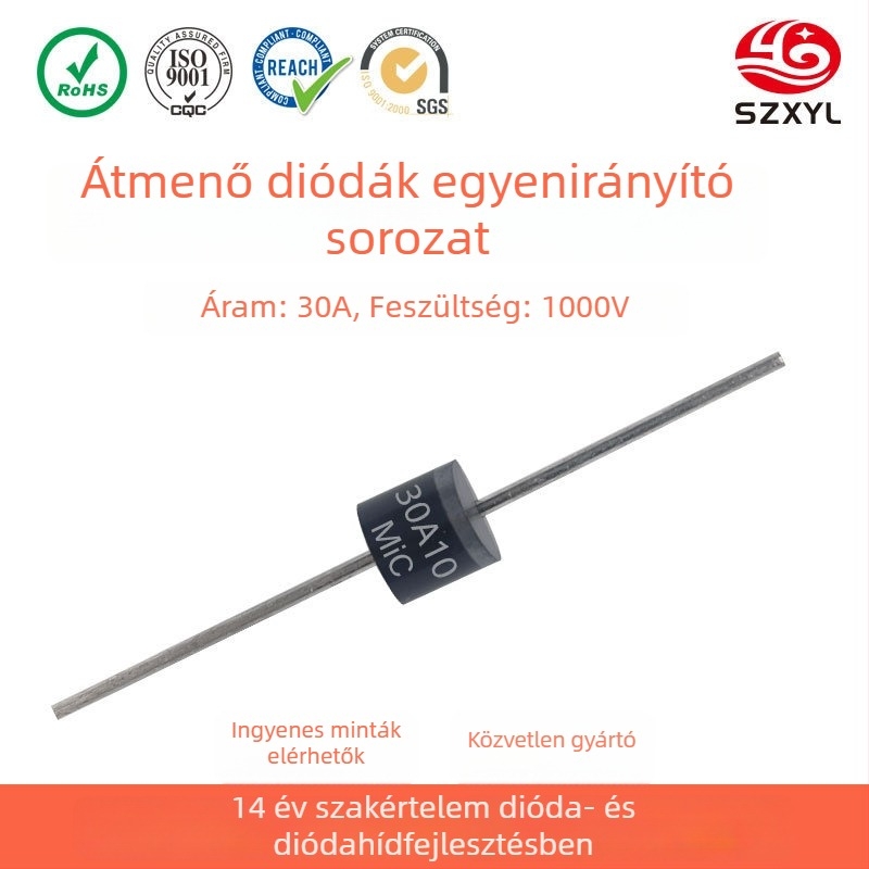 Egyenirányító dióda 30A 1000V Nagy teljesítményű modul R-6