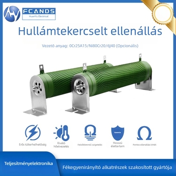 Rxg20 Kerámiacső alakú huzalos ellenállás inverterhez és servóhoz, állítható ellenállás-komponens