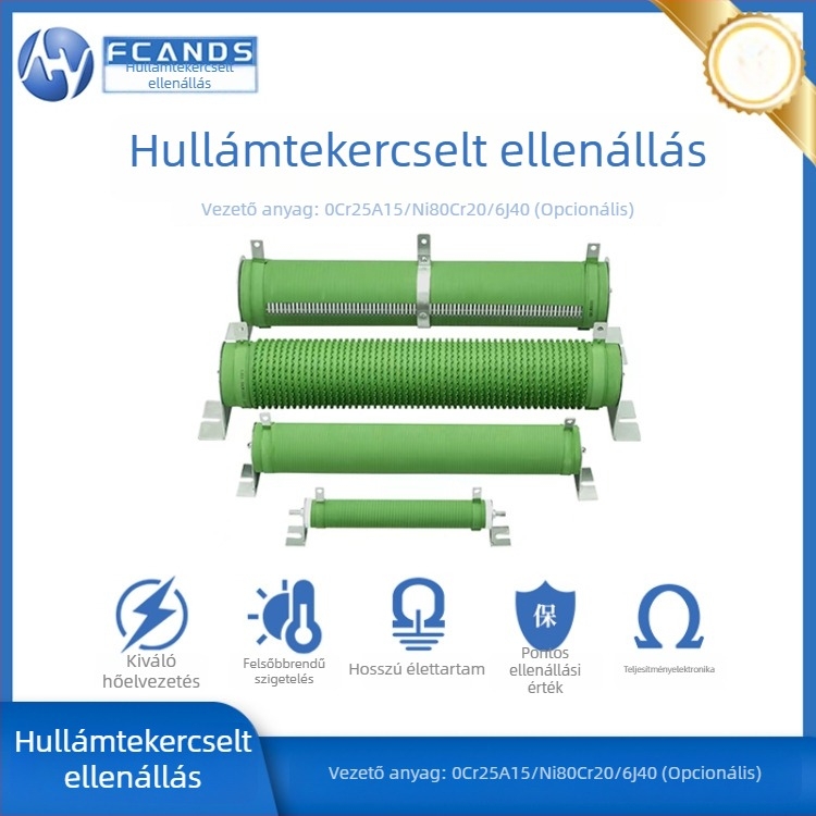 Rxg20 Kerámiacső alakú huzalos ellenállás inverterhez és servóhoz, állítható ellenállás-komponens