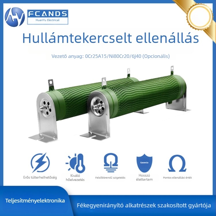 Rxg20 Kerámiacső alakú huzalos ellenállás inverterhez és servóhoz, állítható ellenállás-komponens