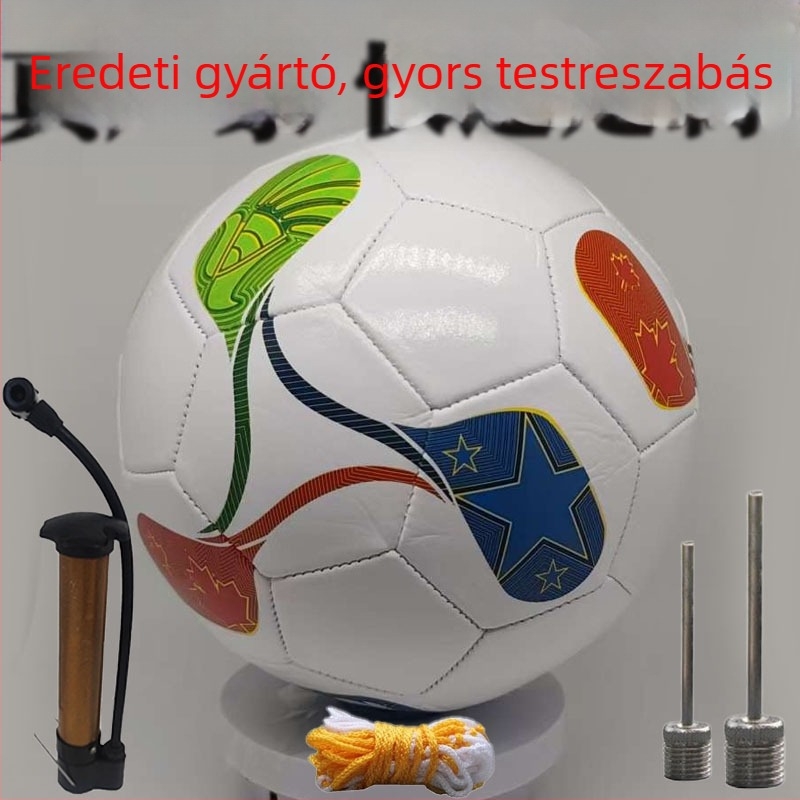 5-ös méretű futball Világkupa vastagított kivitelben edzésre és mérkőzésekre, középiskolai felvételi vizsgára standard, nagykereskedelem