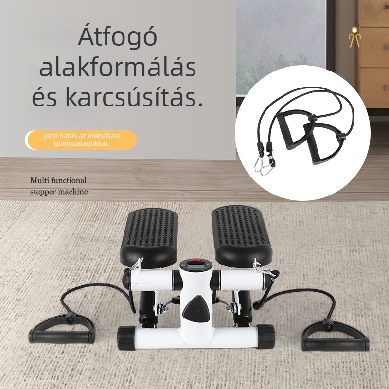 Többfunkciós otthoni stepper hidraulikus ellenállással, kompakt, halk edzőgép a lábak formázásához