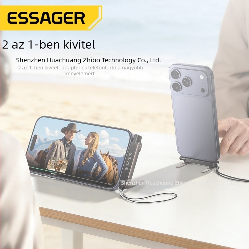 Essager függőleges állvány adapter PD240W/29W gyors töltéshez, kompatibil USB-C/Apple